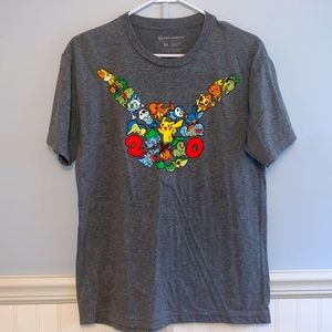 Pokémon 20th Anniversary T-shirt. Youth, Size M.
